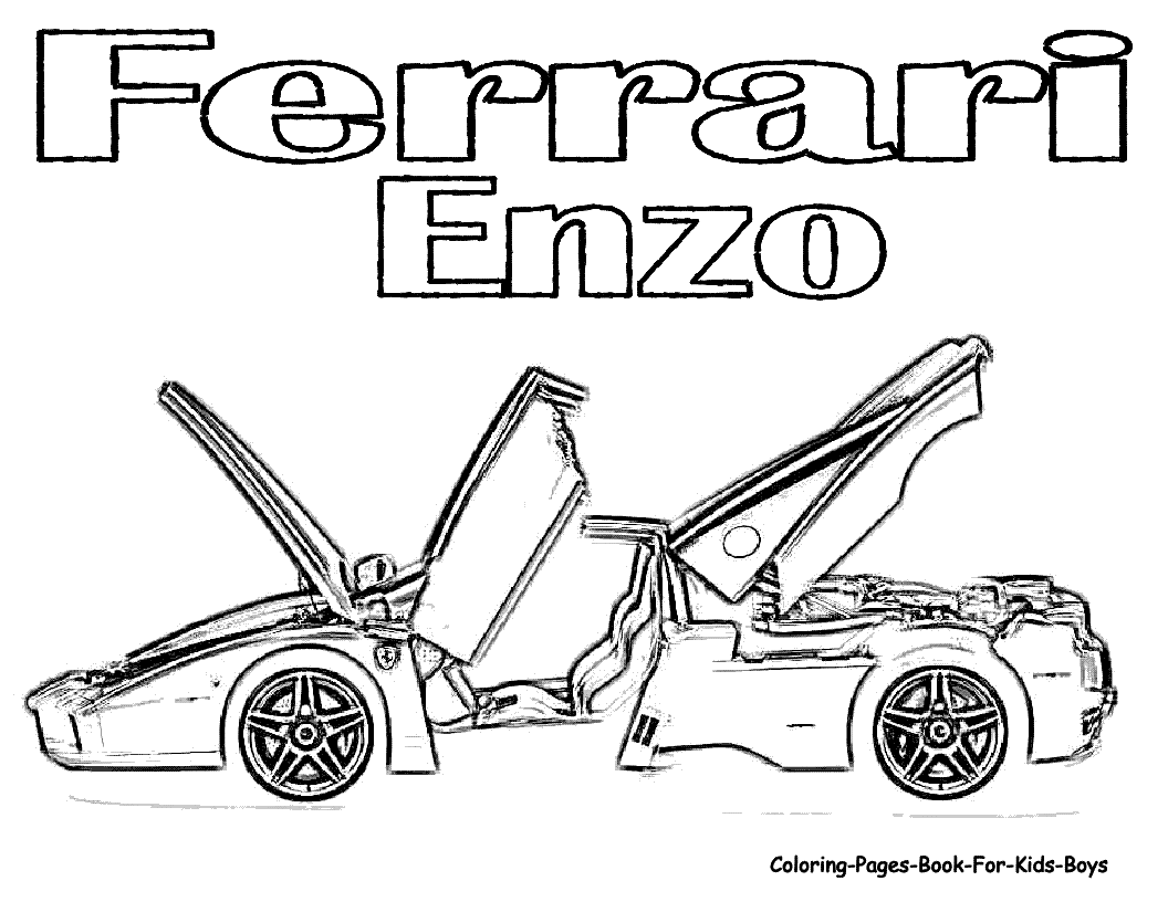 Ferrari Coloring Pages | printable - pages Ã  colorier - Ñ€Ð°ÑÐºÑ€Ð°ÑÐºÐ¸ - ØªÙ„ÙˆÙŠÙ† ØµÙØ­Ø§Øª - è‘—è‰²é  - ç€è‰²ãƒšãƒ¼ã‚¸ - halaman mewarnai - #12